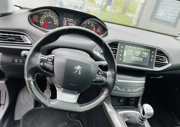 Peugeot 308 cena 38300 przebieg: 177000, rok produkcji 2015 z Ostrołęka małe 529